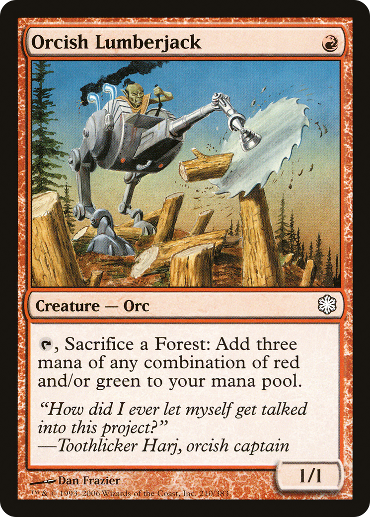 Orcish Lumberjack (CTD-210) - Coldsnap Theme Decks
