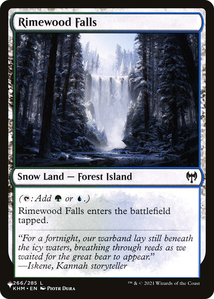 Rimewood Falls (LIST-266) - The List: (snow)