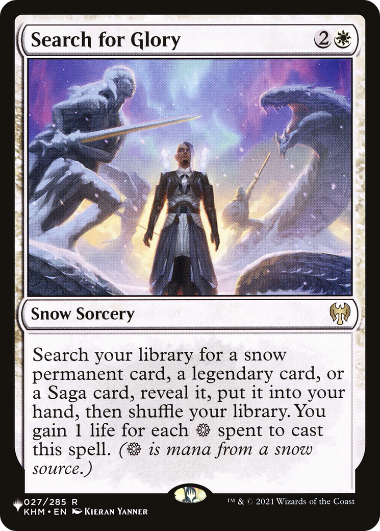 Search for Glory (LIST-027) - The List: (snow)