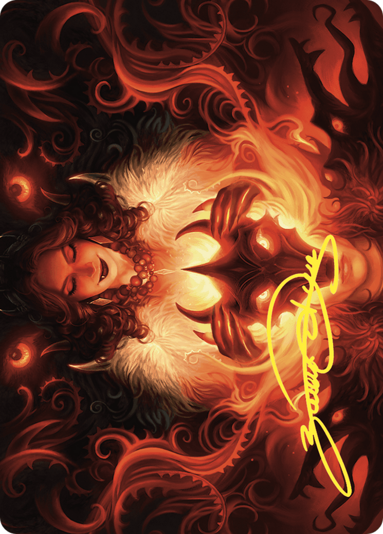 Witch's Mark // Witch's Mark (AWOE-021) - Wilds of Eldraine Art Series (Borderless) Foil