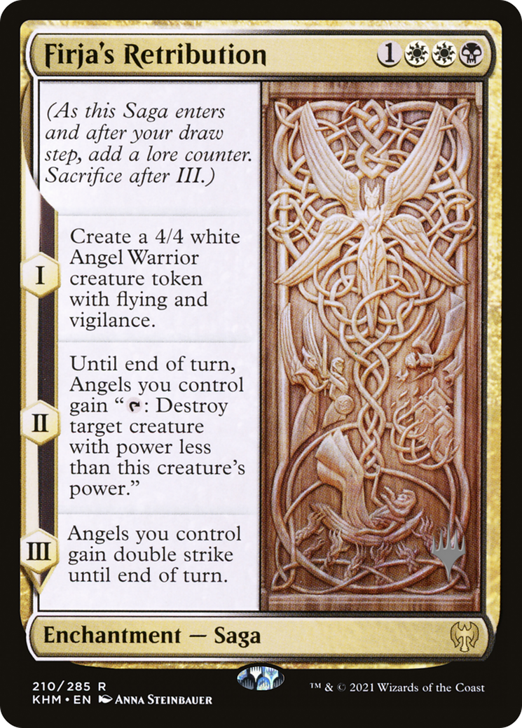 Firja's Retribution (PPKHM-210) - Kaldheim Promos Foil