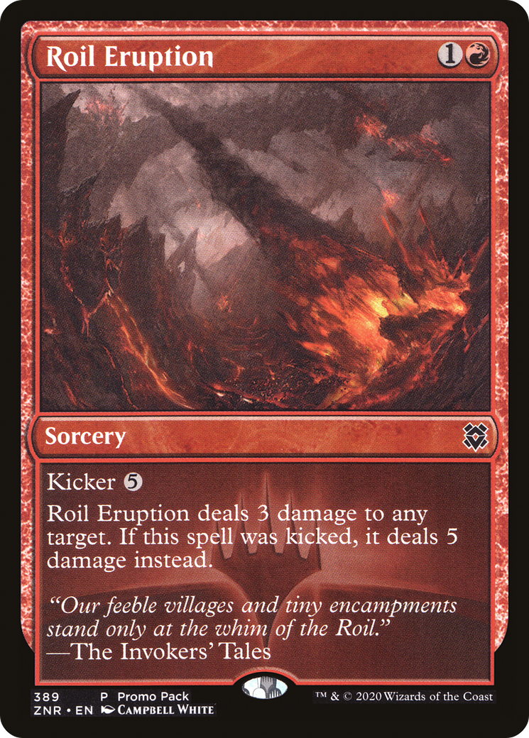 Roil Eruption (PPZNR-389) - Zendikar Rising Foil