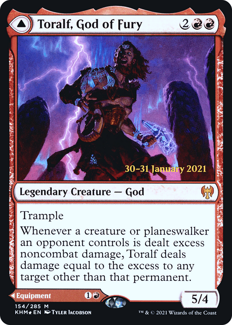 Toralf, God of Fury (PRE-154) - Kaldheim Promos Foil
