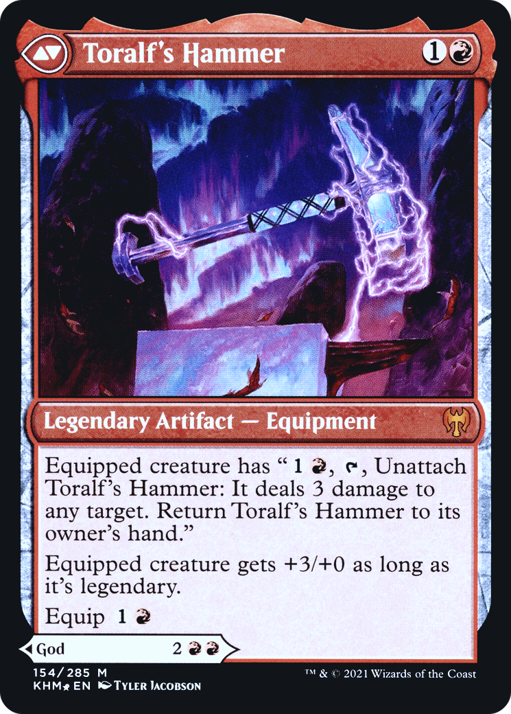 Toralf, God of Fury (PRE-154) - Kaldheim Promos Foil