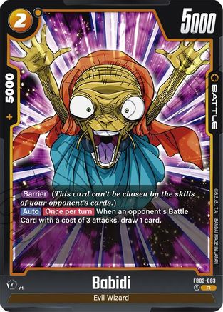Babidi - FB03-083 (FB03-083) - Raging Roar Holofoil