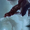 Sarulf's Packmate // Sarulf's Packmate (ASKHM-051) - Art Series: Kaldheim (Borderless) Foil