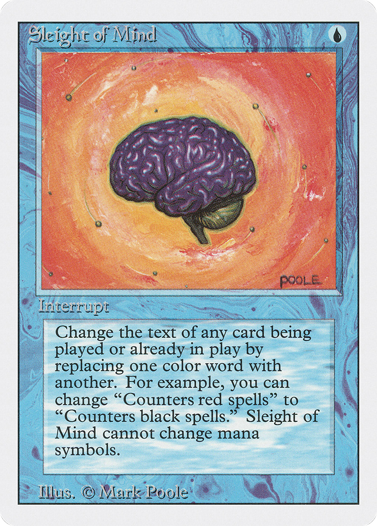 Sleight of Mind (3ED-) - Revised Edition