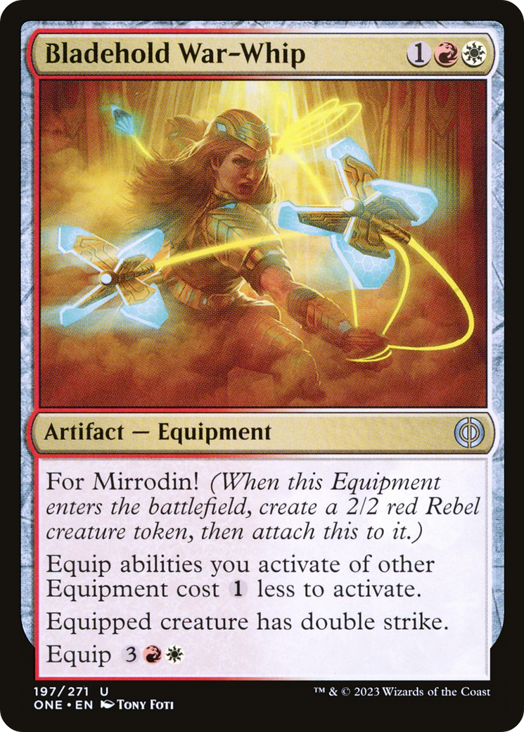 Bladehold War-Whip (ONE-197) - Phyrexia: All Will Be One