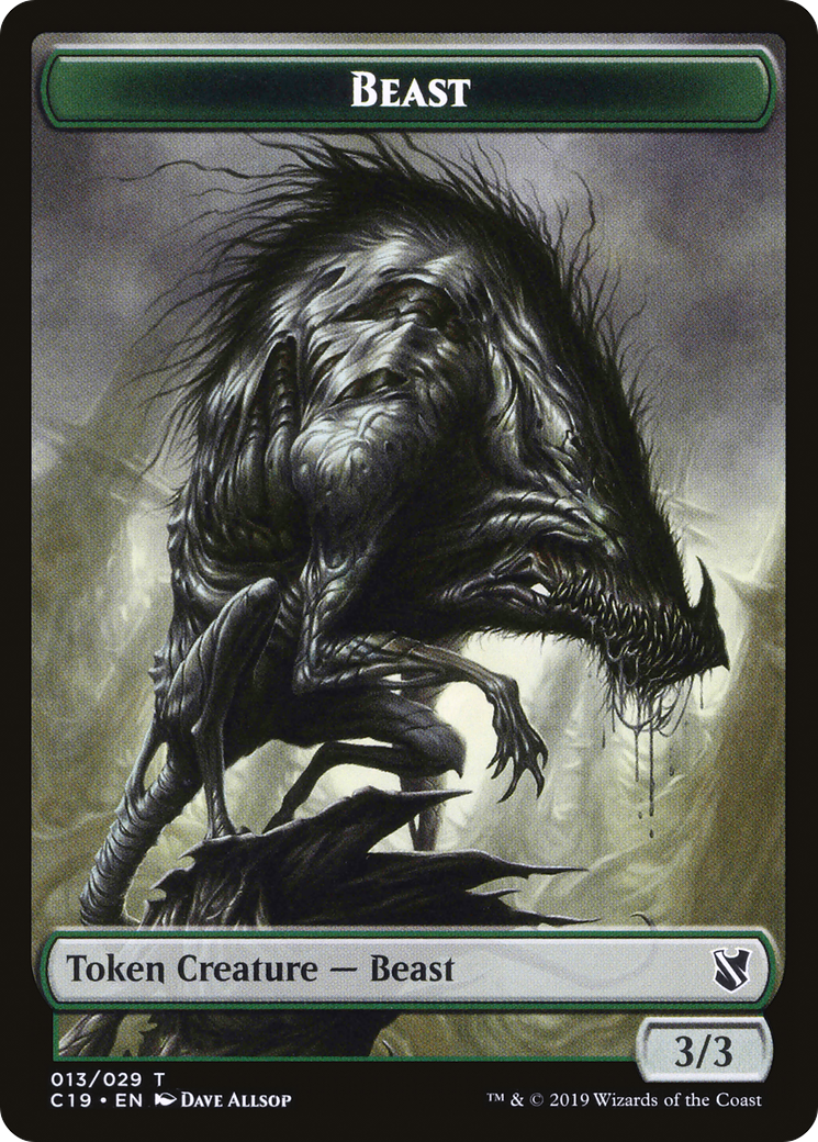 Beast (TC19-013) - Commander 2019 Tokens