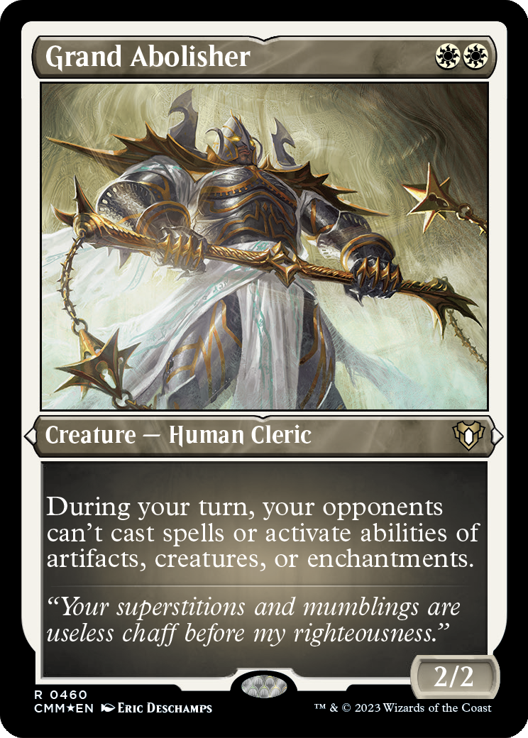 Grand Abolisher (CMM-460) - Commander Masters Etched Foil
