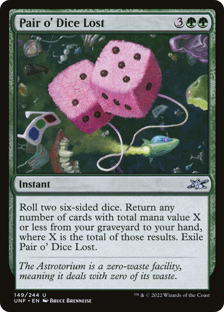Pair o' Dice Lost (UNF-149) - Unfinity Foil