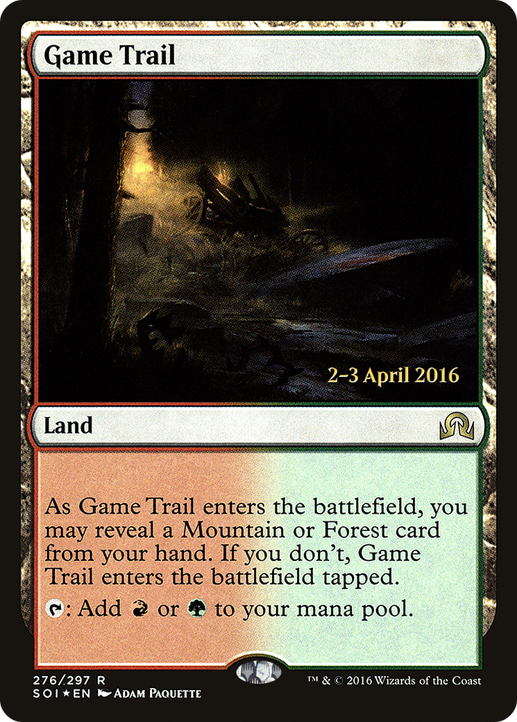 Game Trail (PRE-276) - Shadows over Innistrad Promos Foil
