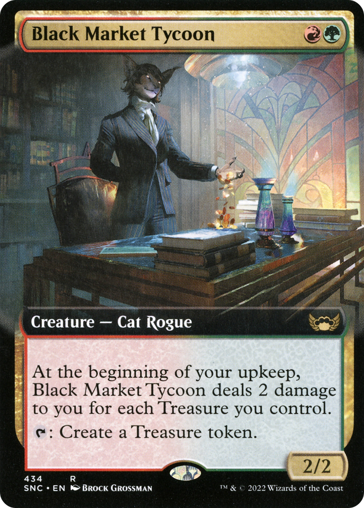 Black Market Tycoon (Extended Art) (SNC-434) - Streets of New Capenna: (Extended Art) Foil