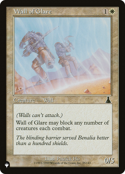 Wall of Glare (LIST-25/143) - The List