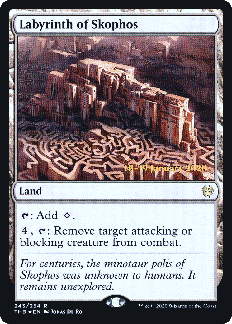 Labyrinth of Skophos (PRE-243) - Theros Beyond Death Promos Foil
