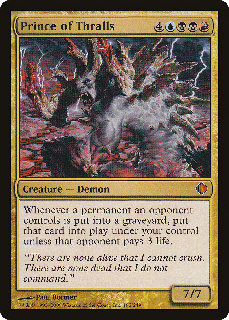 Prince of Thralls (ALA-182) - Shards of Alara