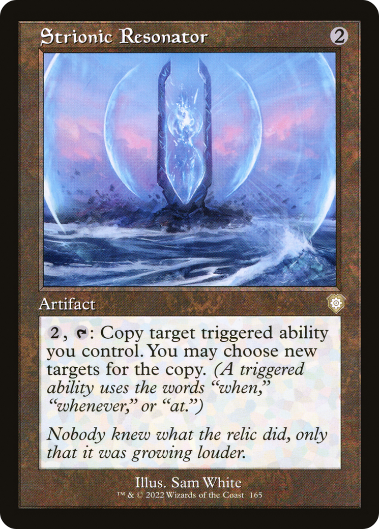 Strionic Resonator (Retro Frame) (BRC-165) - The Brothers' War Commander