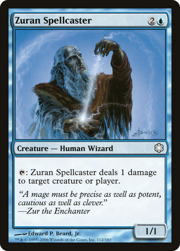 Zuran Spellcaster (CTD-112) - Coldsnap Theme Decks