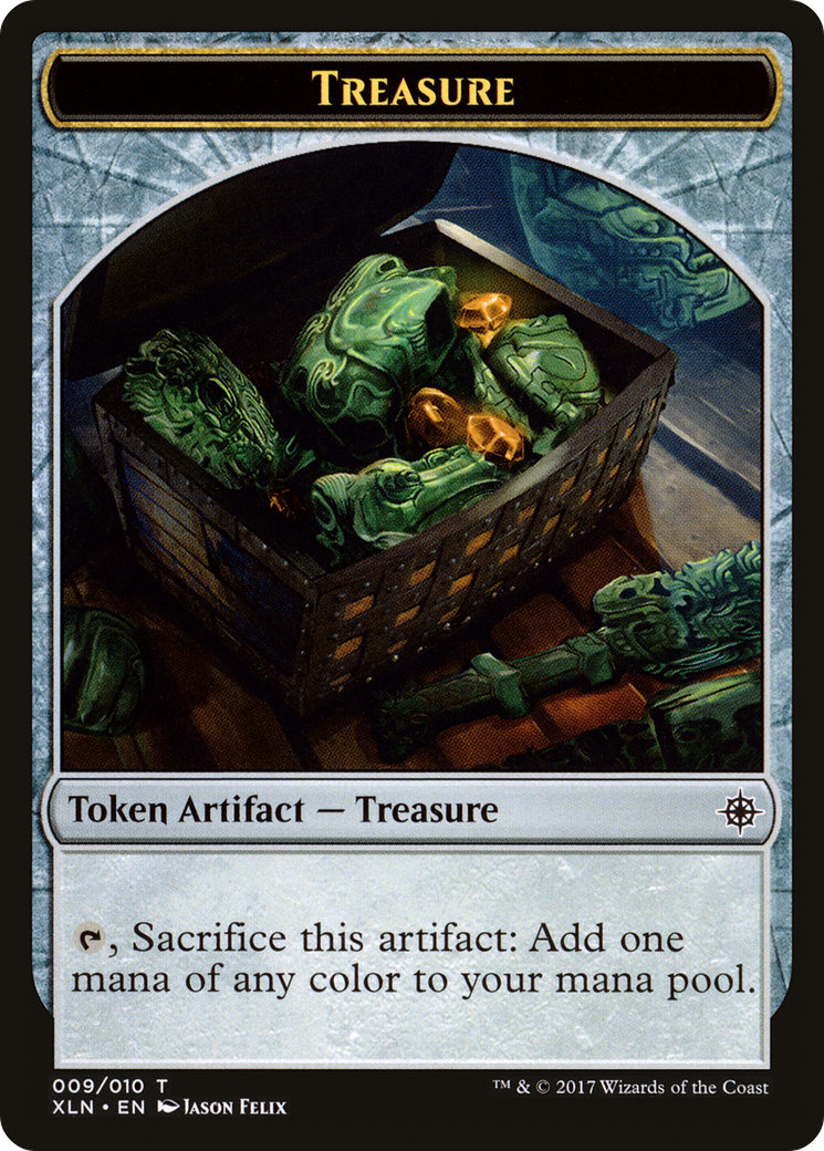 Treasure Token (009) (XLN-009) - Ixalan Tokens Foil