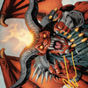 Rakdos, the Muscle // Rakdos, the Muscle (AOTJ-053) - Outlaws of Thunder Junction Art Series (Borderless)