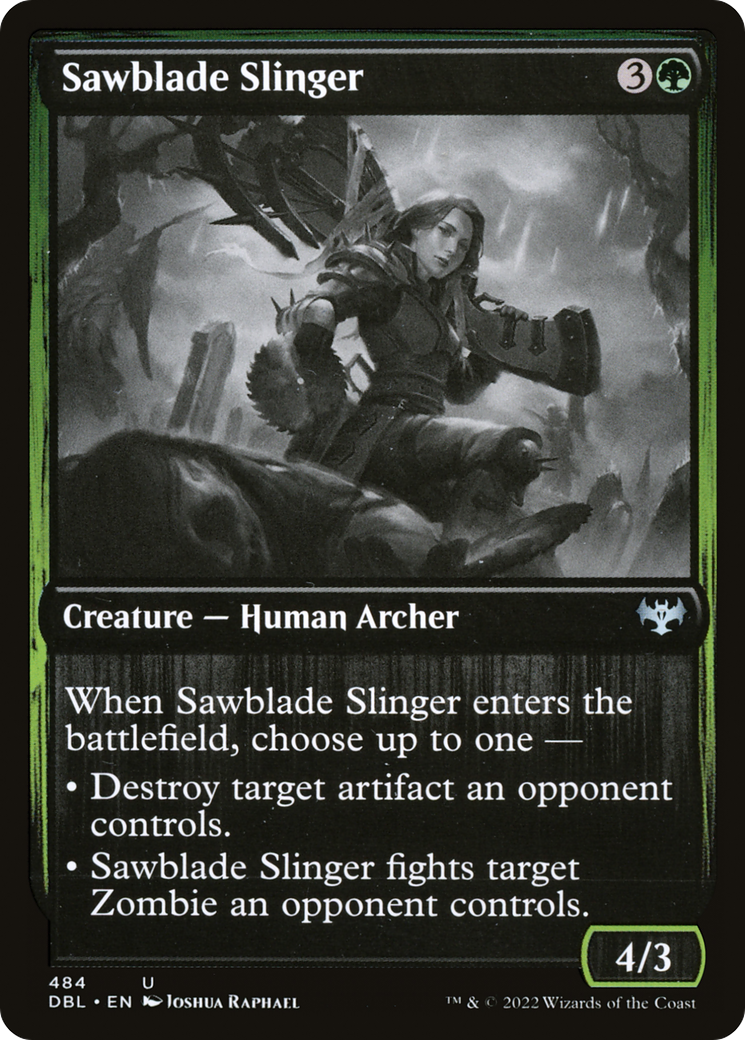 Sawblade Slinger (DBL-484) - Innistrad: Double Feature