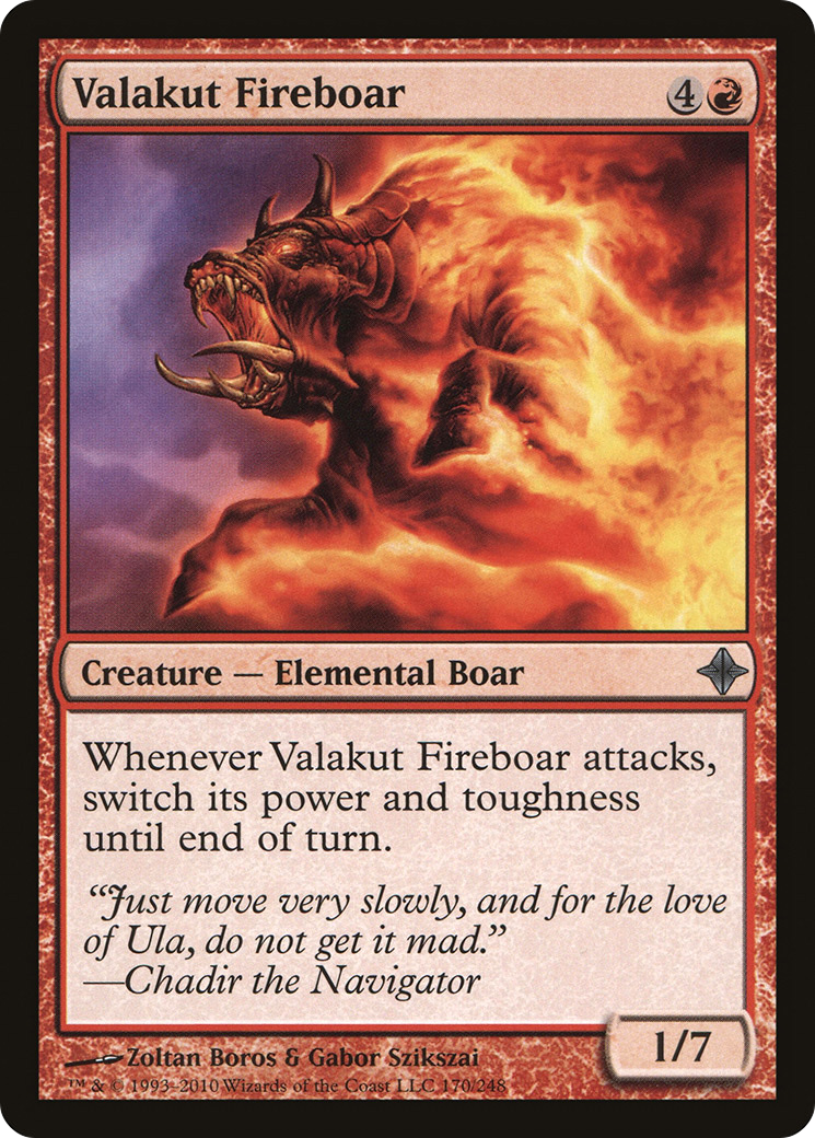 Valakut Fireboar (ROE-170) - Rise of the Eldrazi