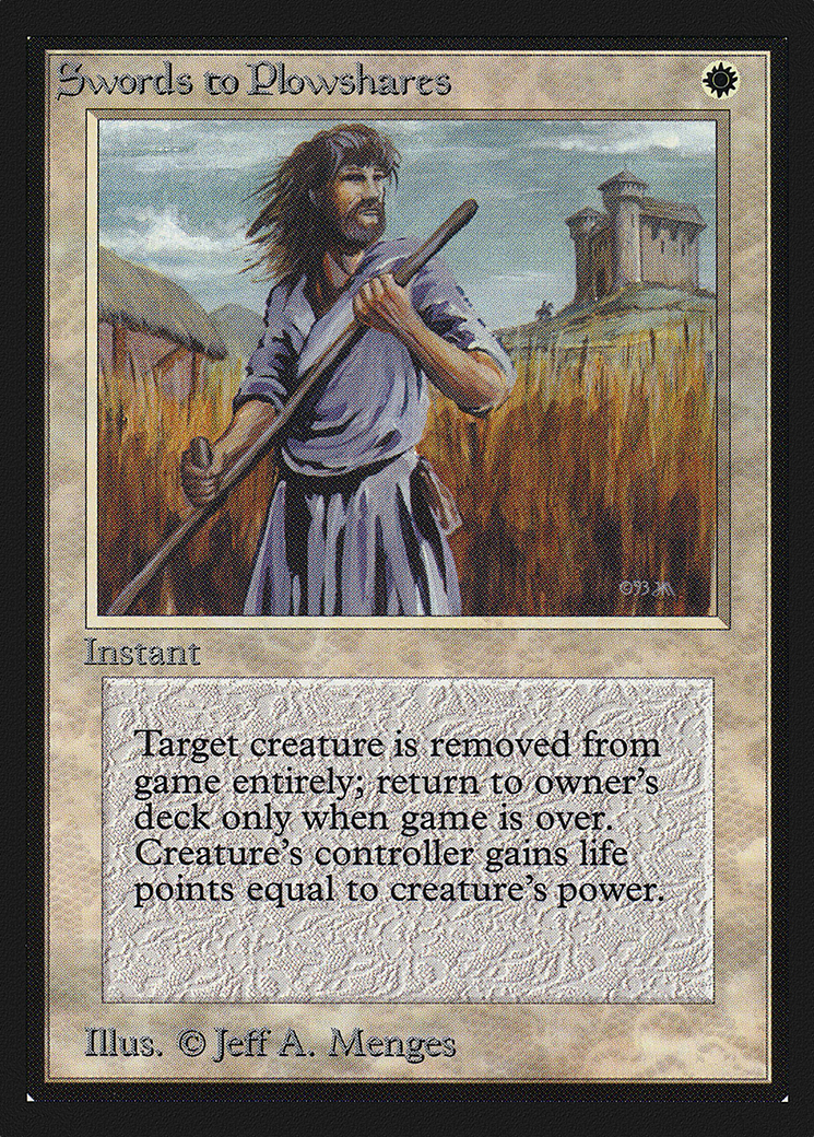 Swords to Plowshares (CE) (CED-) - Collectors' Edition