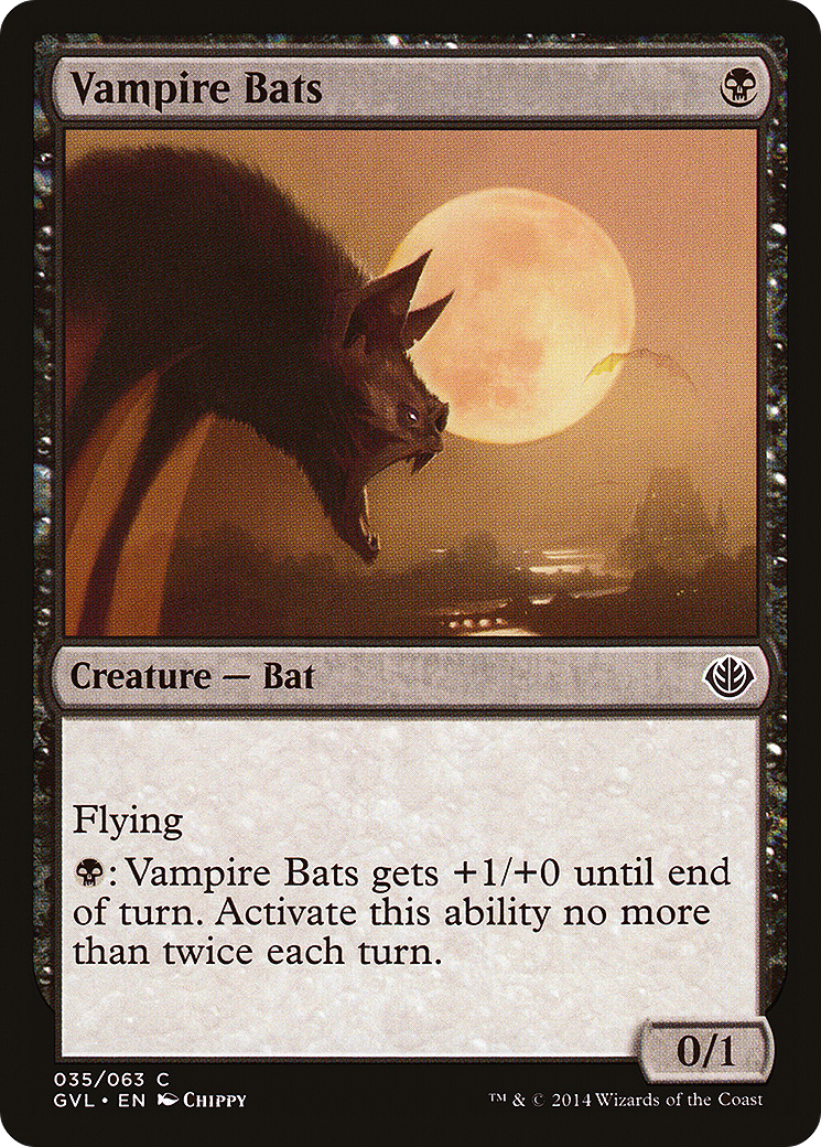 Vampire Bats (DD3-) - Duel Decks Anthology: Garruk vs. Liliana