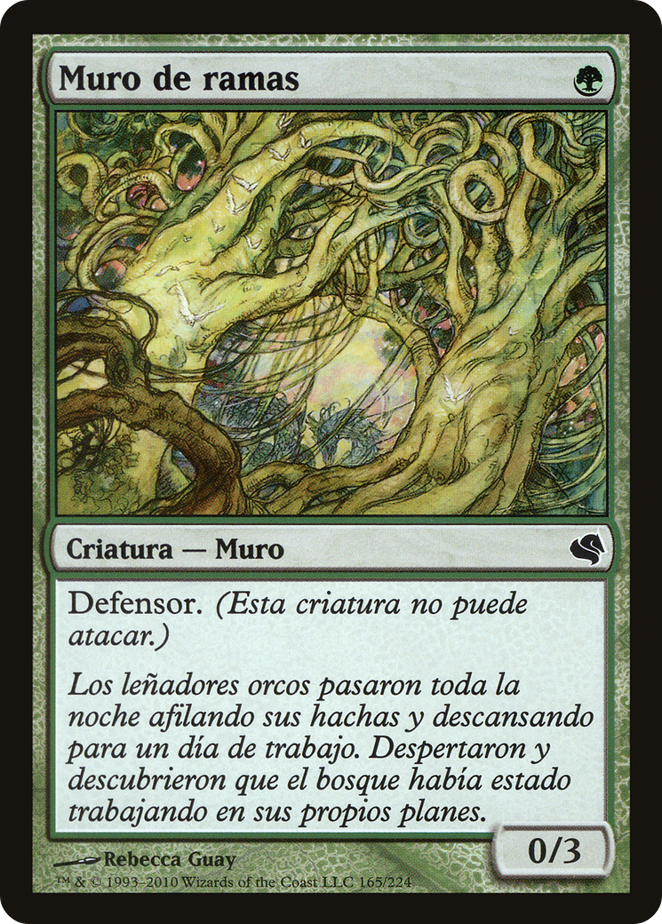 Wall of Wood (Spanish) - "Muro de ramas" (PS11-165) - Salvat 2011