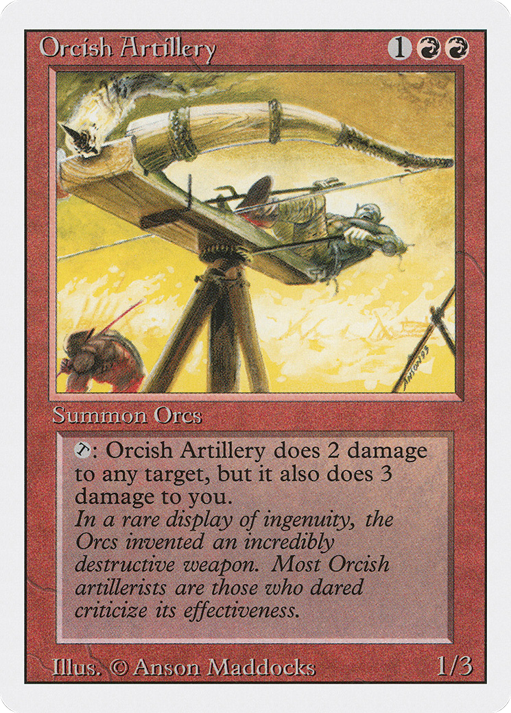 Orcish Artillery (3ED-) - Revised Edition