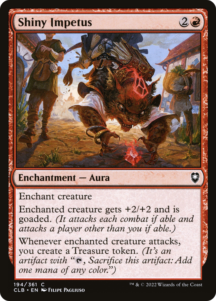 Shiny Impetus (CLB-194) - Commander Legends: Battle for Baldur's Gate Foil
