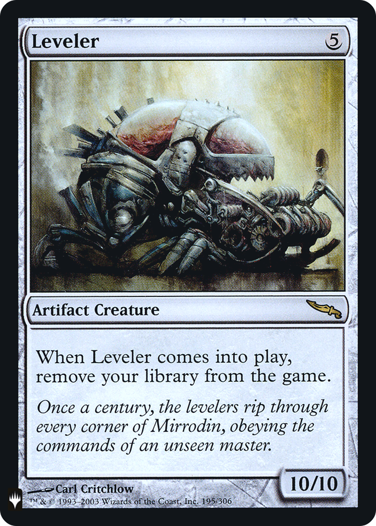 Leveler (LIST-195) - The List Foil