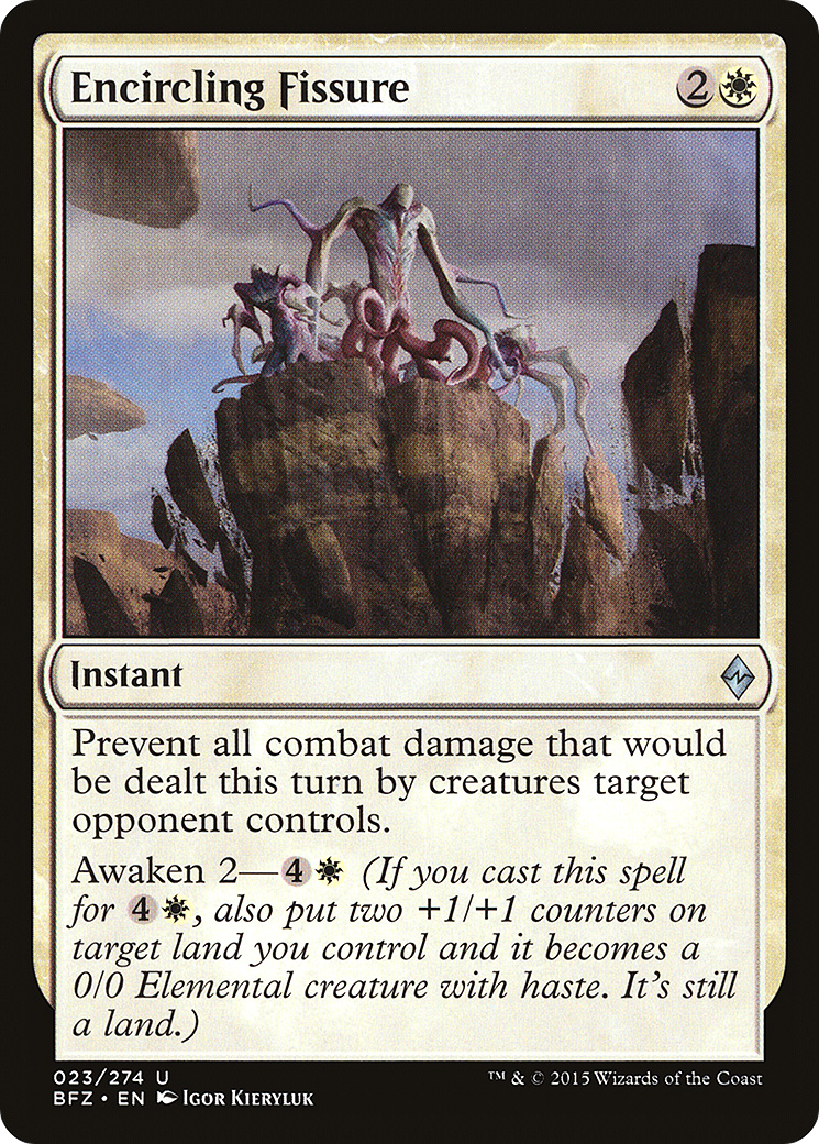 Encircling Fissure (BFZ-023) - Battle for Zendikar Foil