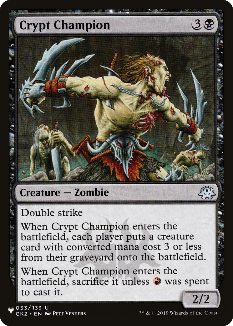Crypt Champion (LIST-053/133) - The List