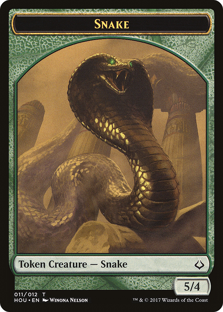 Snake Token (HOU-011) - Hour of Devastation Tokens