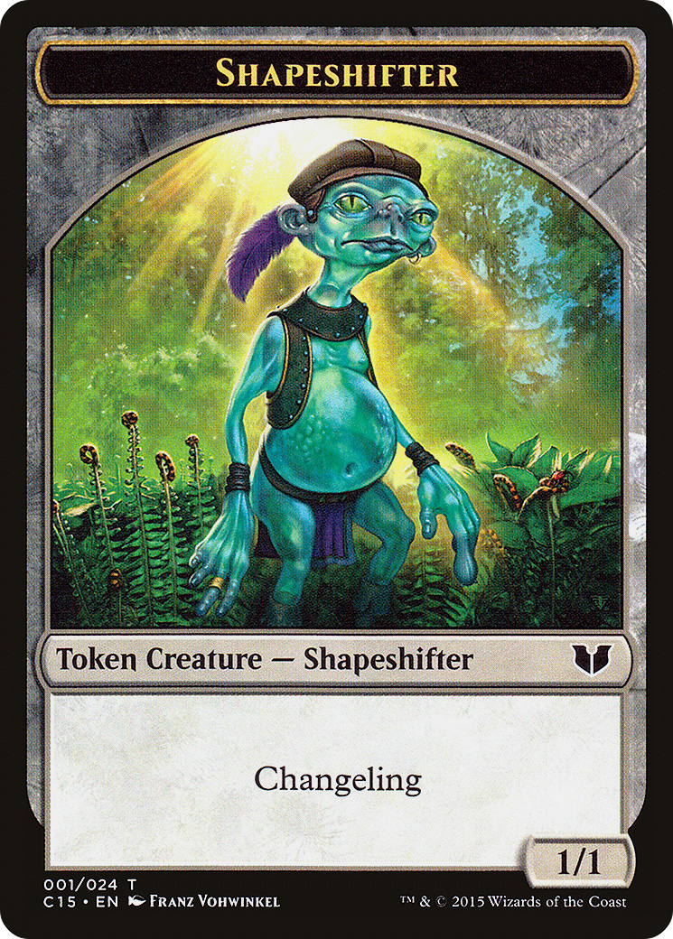 Shapeshifter // Shapeshifter Double-Sided Token (C15-1 // 1) - Commander 2015 Tokens