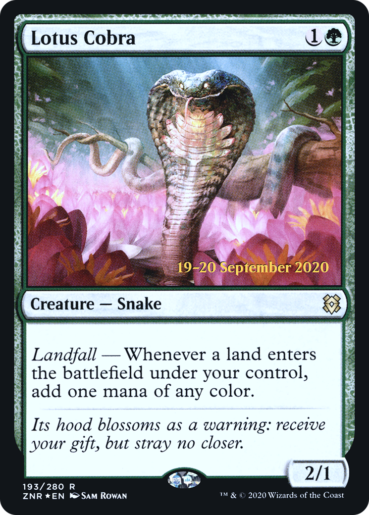 Lotus Cobra (PRE-193) - Zendikar Rising Promos Foil