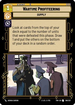 Wartime Profiteering (188/257) - Twilight of the Republic