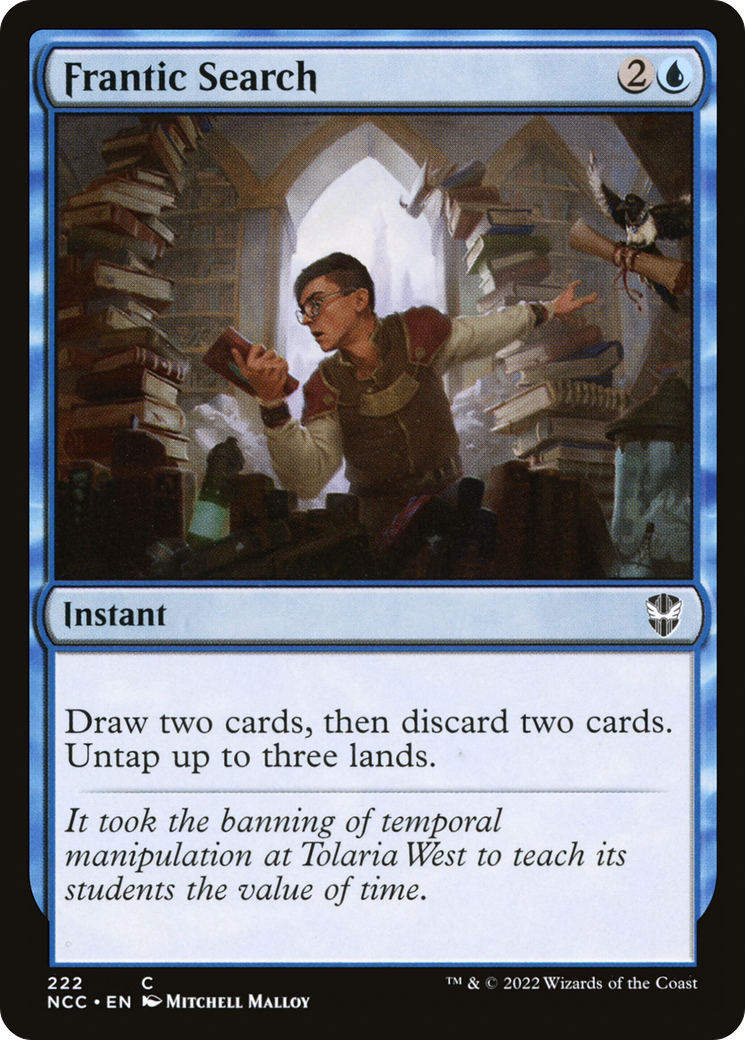 Frantic Search (NCC-222) - New Capenna Commander