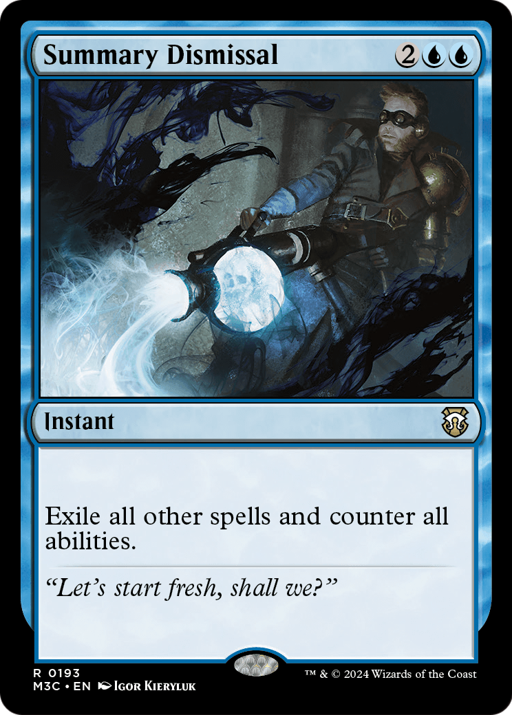 Summary Dismissal (M3C-193) - Modern Horizons 3 Commander