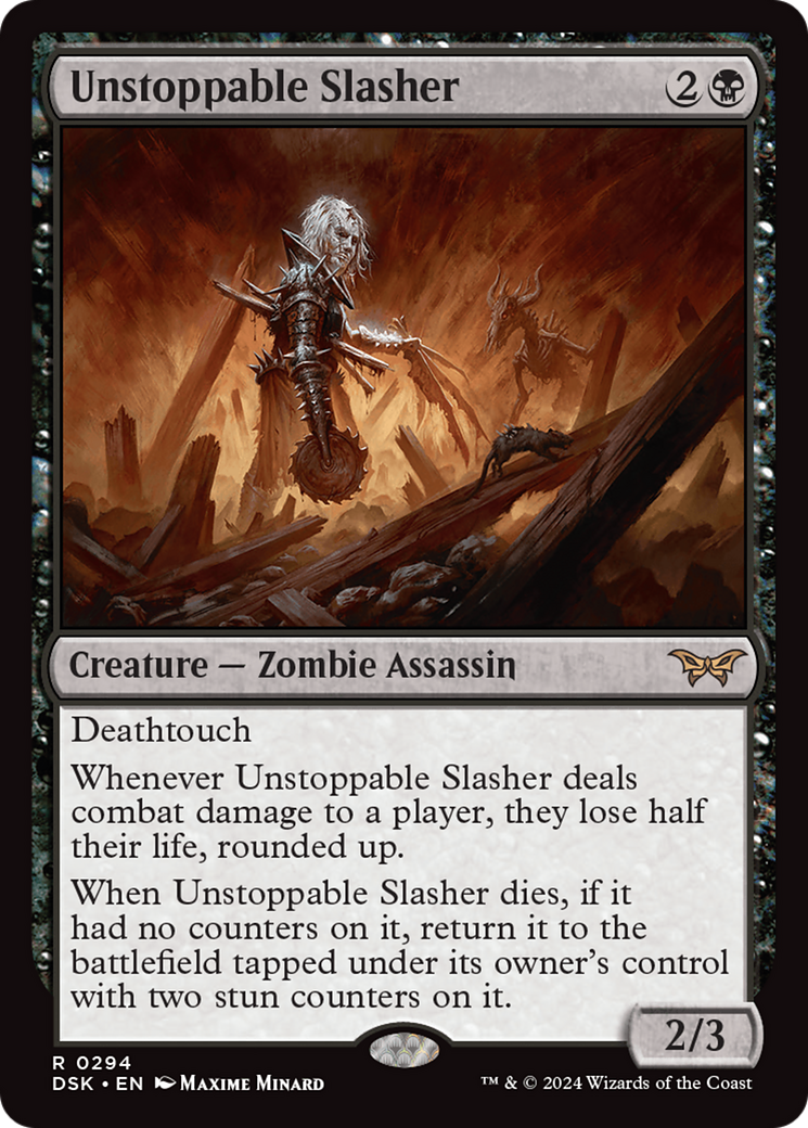 Unstoppable Slasher (0294) (DSK-294) - Duskmourn: House of Horror Foil