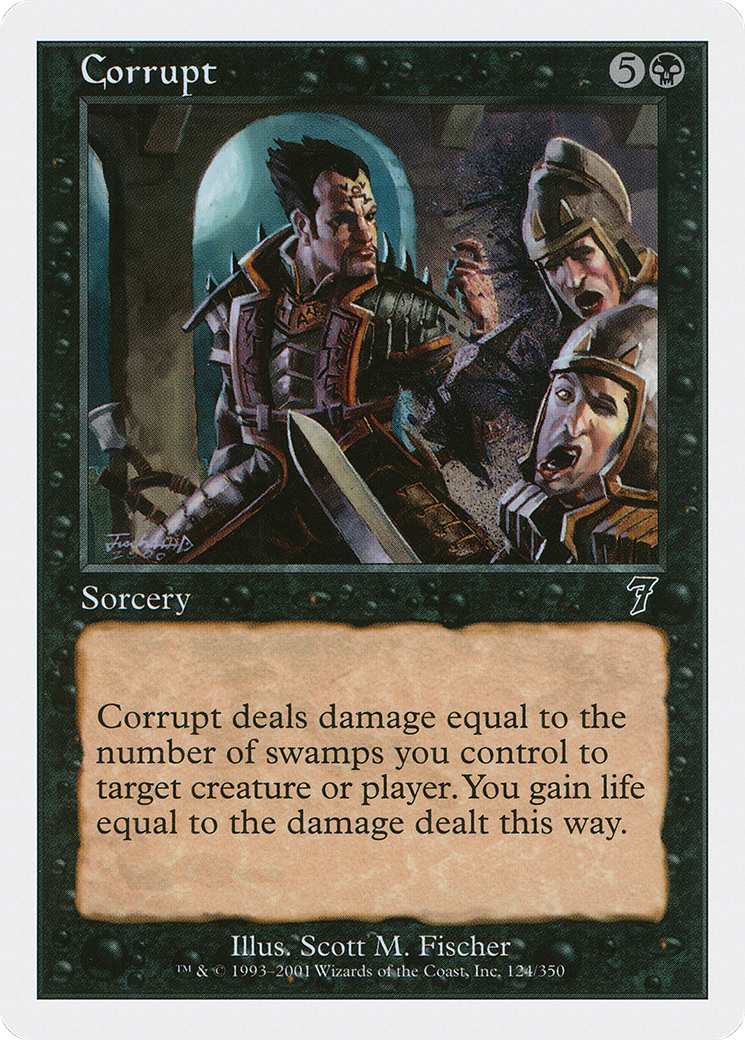 Corrupt (7ED-124) - 7th Edition Foil