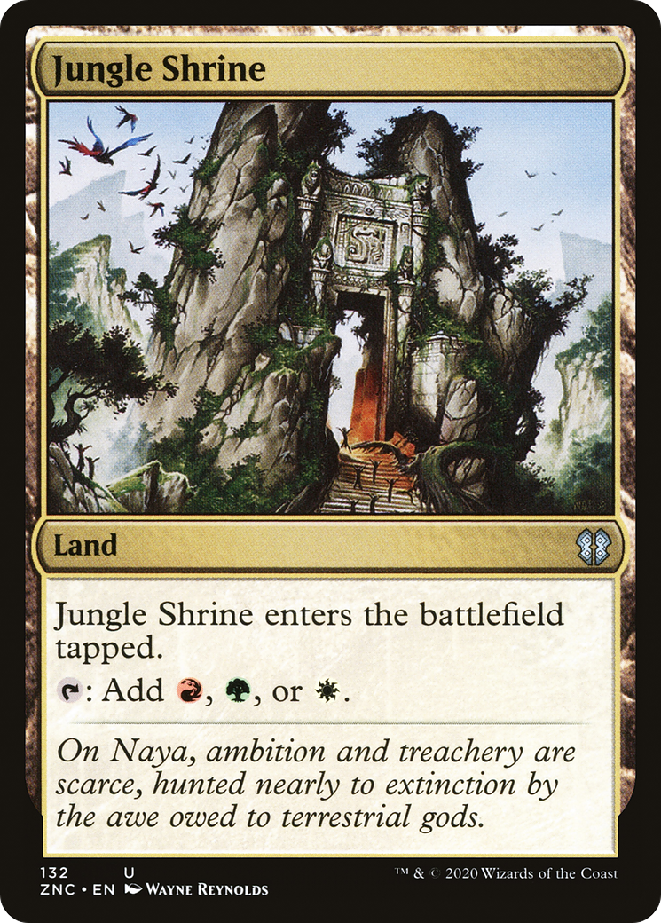Jungle Shrine (ZNC-132) - Zendikar Rising Commander