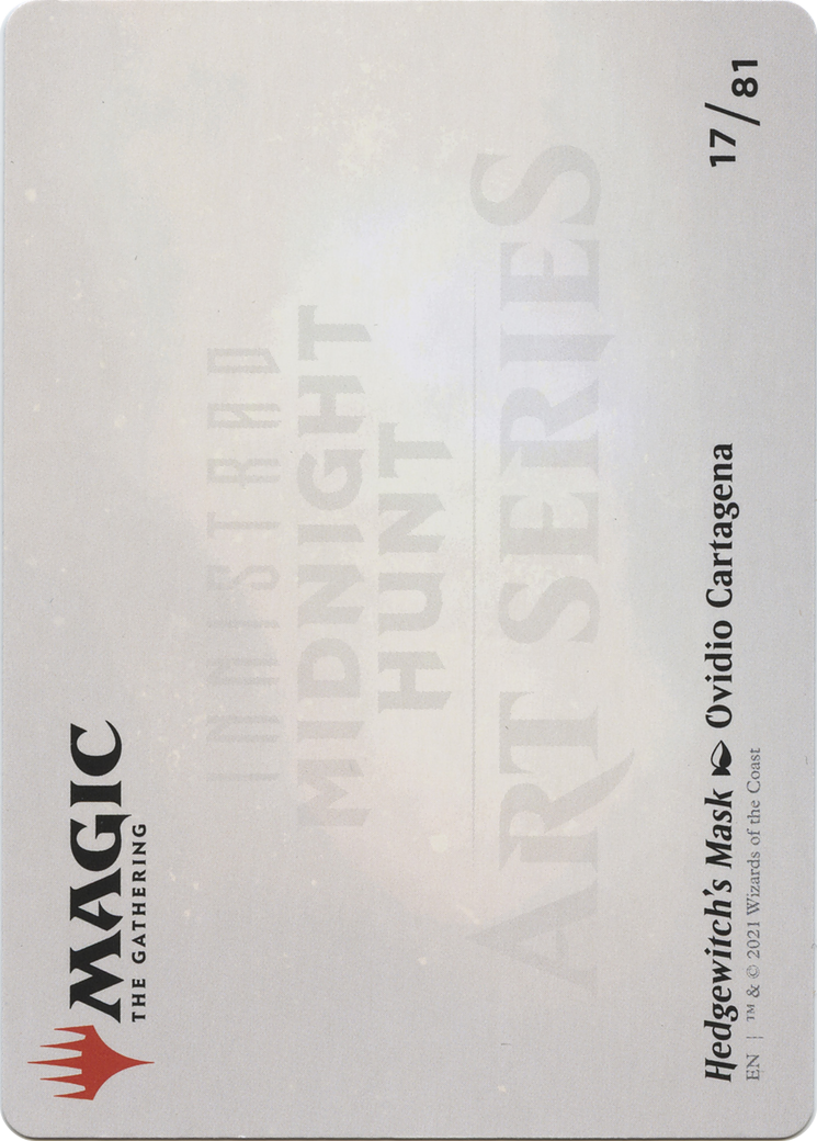 Hedgewitch's Mask // Hedgewitch's Mask (AMID-017) - Midnight Hunt Art Series (Borderless)