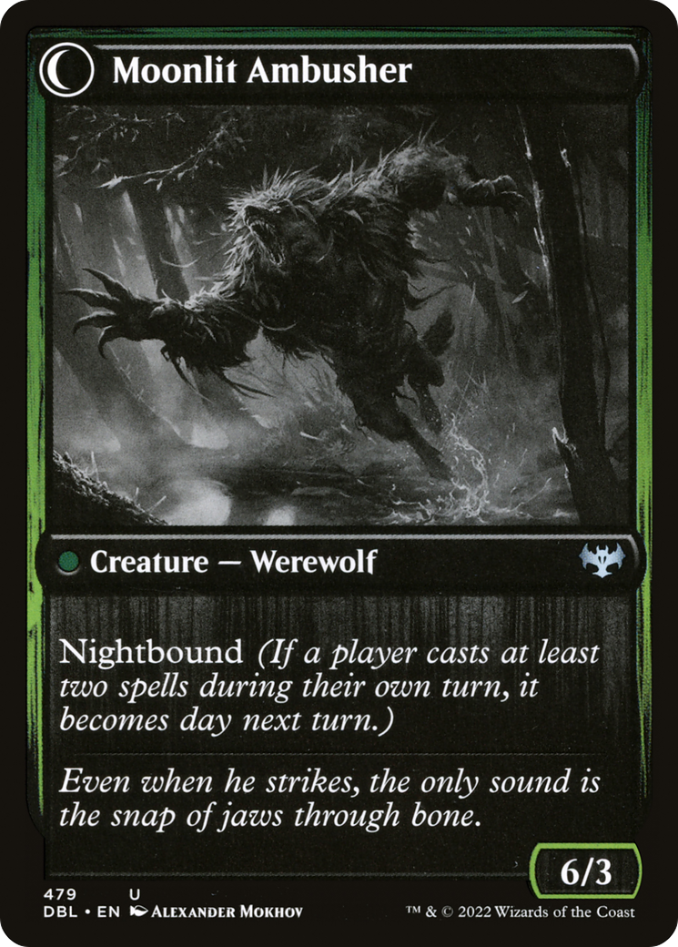 Oakshade Stalker (DBL-479) - Innistrad: Double Feature: (Double Faced Transform)
