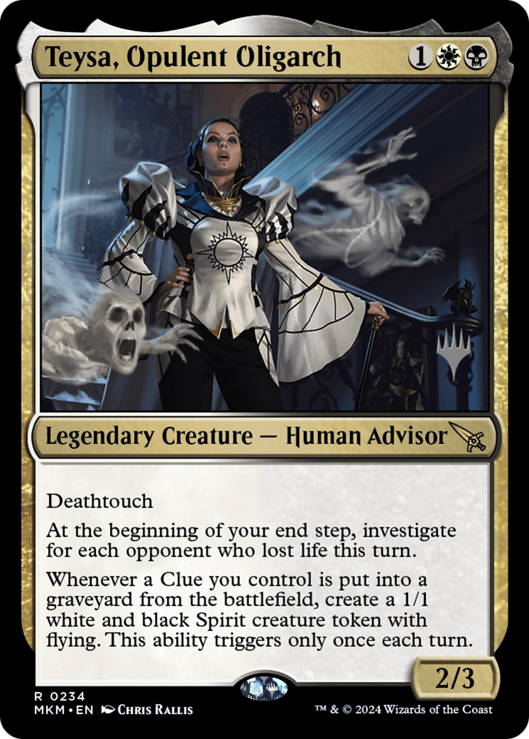 Teysa, Opulent Oligarch (PPMKM-234) - Murders at Karlov Manor Promos Foil
