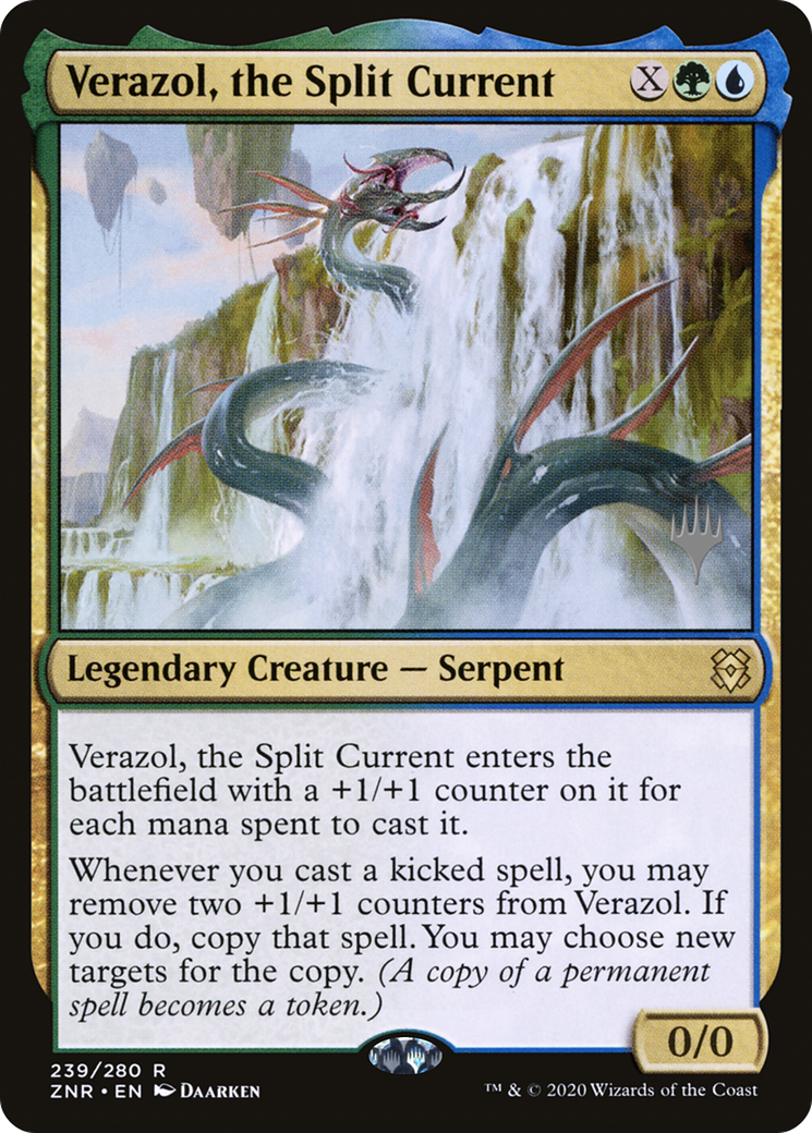 Verazol, the Split Current (PPZNR-239P) - Zendikar Rising Promos
