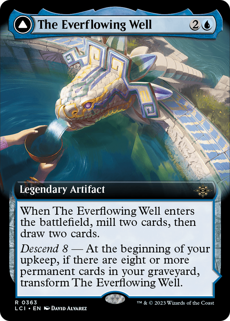 The Everflowing Well (Extended Art) (LCI-363) - The Lost Caverns of Ixalan: (Extended Art) Foil