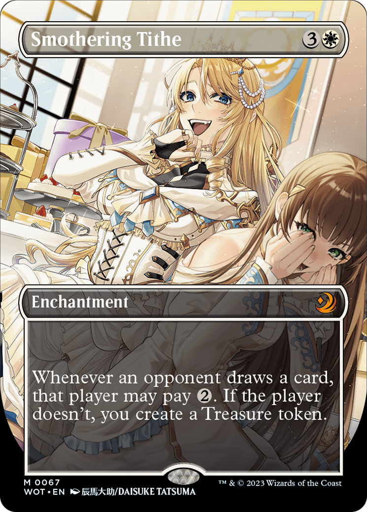Smothering Tithe (Anime Borderless) (WOT-067) - Wilds of Eldraine: Enchanting Tales (Borderless) Foil
