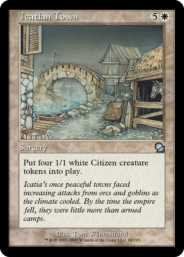 Icatian Town (ME1-018) - Masters Edition Foil